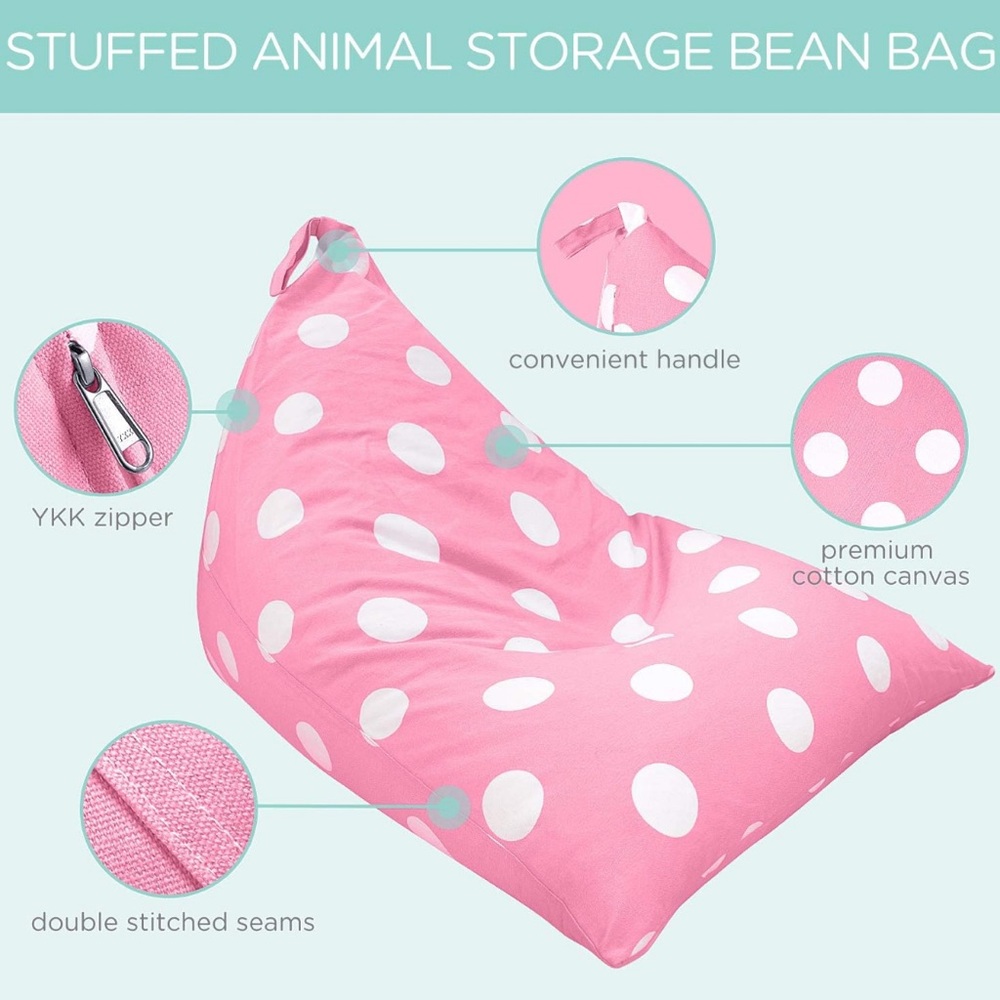 Stuffed animal/pillow storage chair